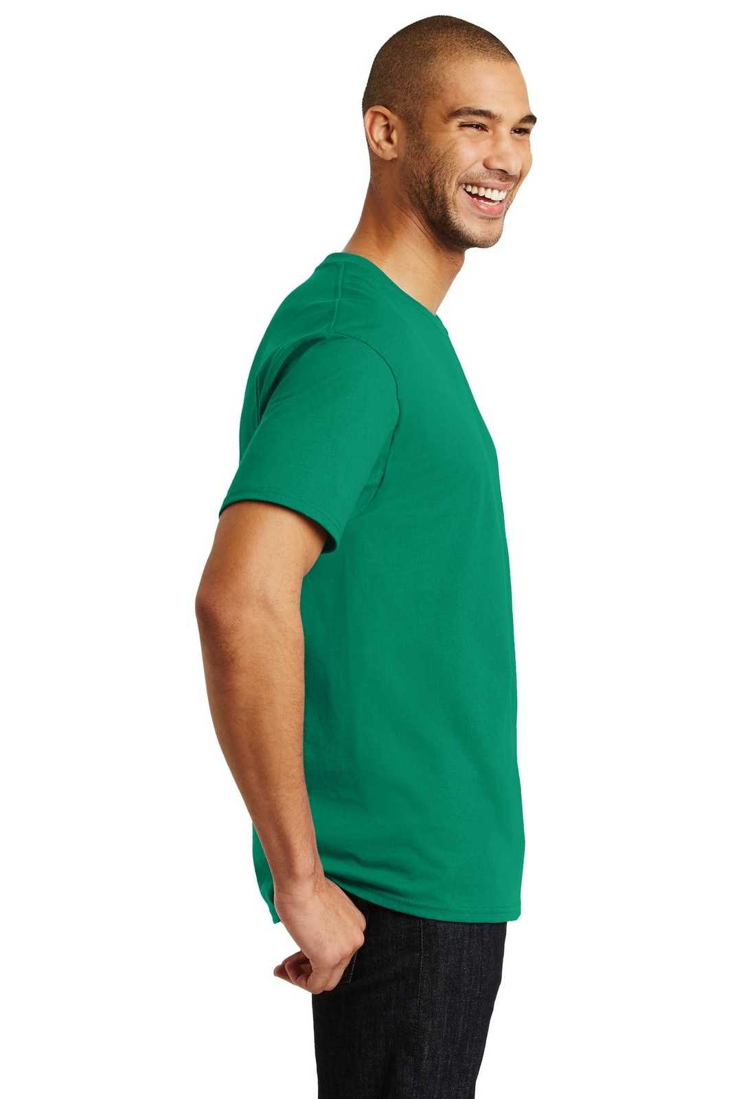 Hanes 5250 Tagless 100% Cotton T-Shirt - Kelly Green - HIT a Double