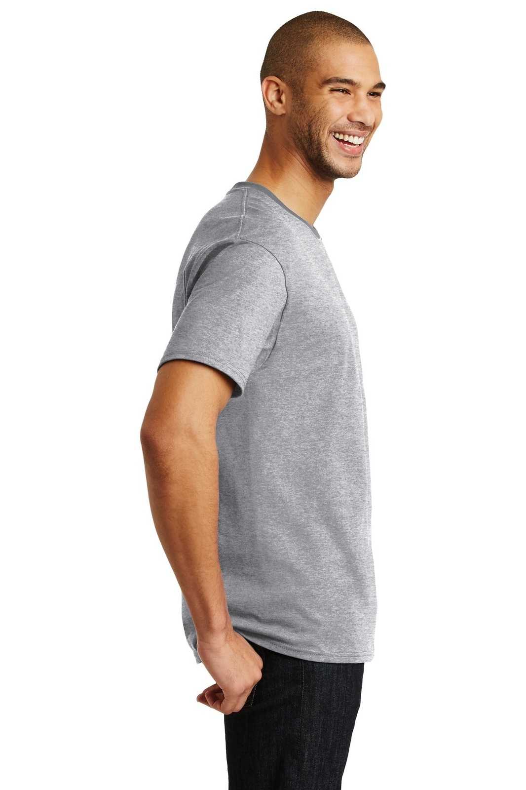 Hanes 5250 Tagless 100% Cotton T-Shirt - Light Steel - HIT a Double