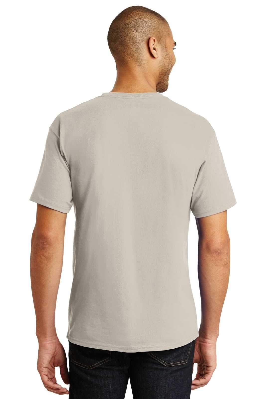 Hanes 5250 Tagless 100% Cotton T-Shirt - Sand - HIT a Double