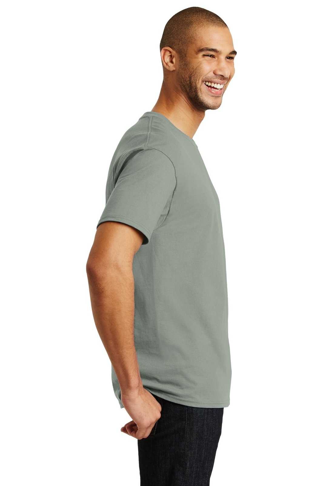 Hanes 5250 Tagless 100% Cotton T-Shirt - Stonewashed Green - HIT a Double