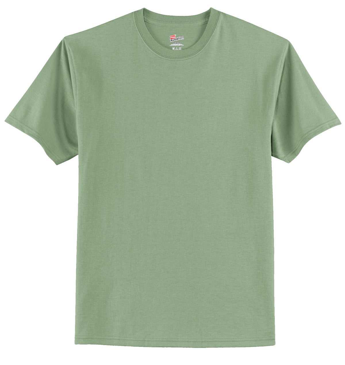 Hanes 5250 Tagless 100% Cotton T-Shirt - Stonewashed Green - HIT a Double