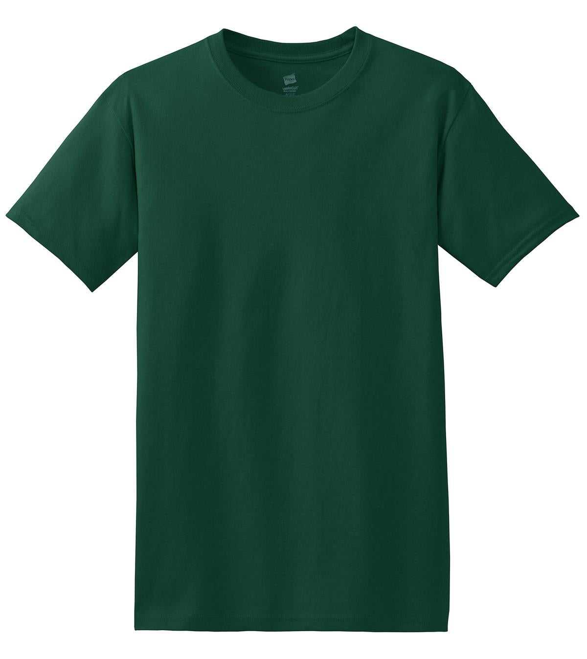 Hanes 5280 Comfortsoft 100% Cotton T-Shirt - Deep Forest - HIT a Double