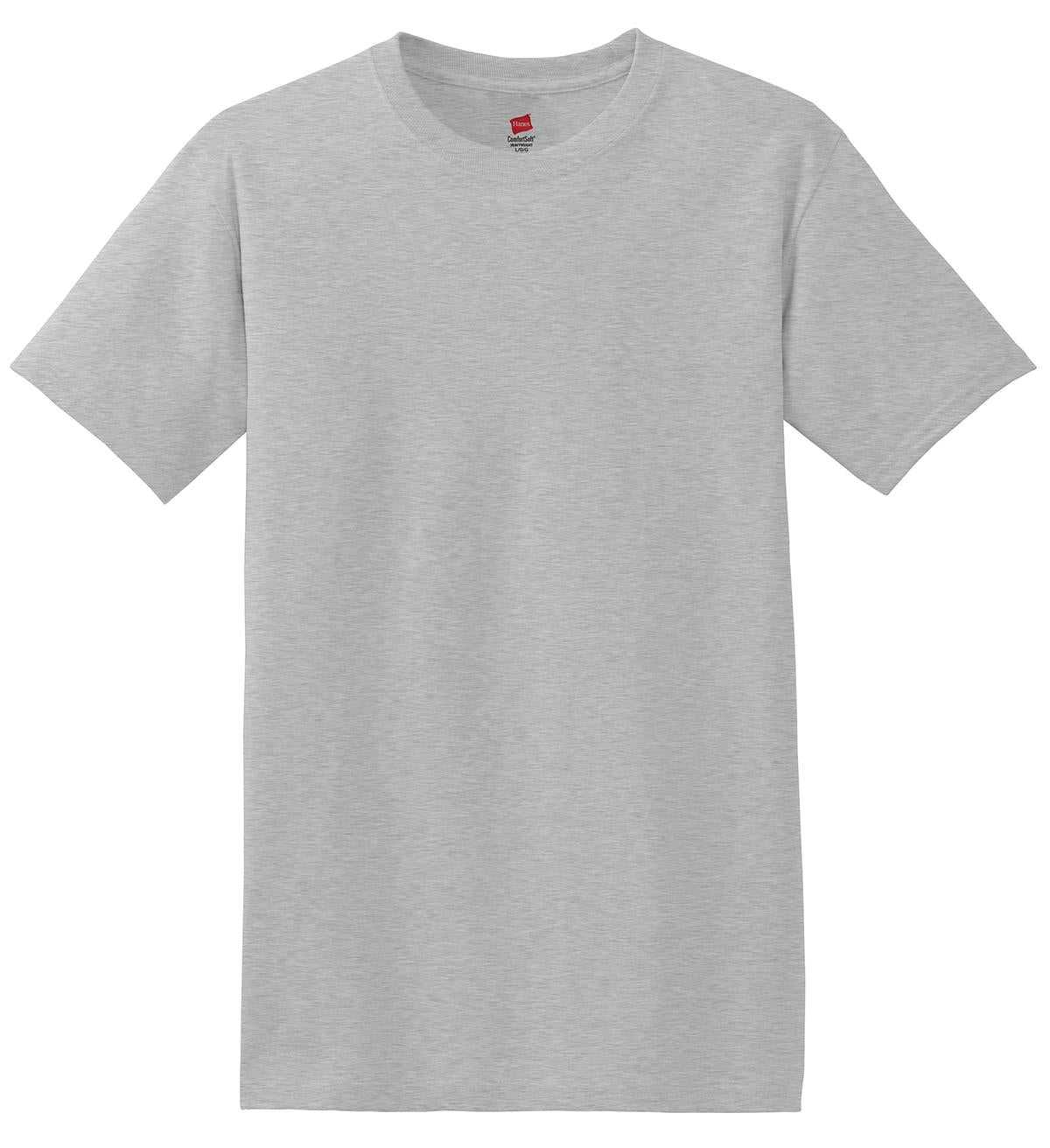 Hanes 5280 Comfortsoft 100% Cotton T-Shirt - Light Steel - HIT a Double