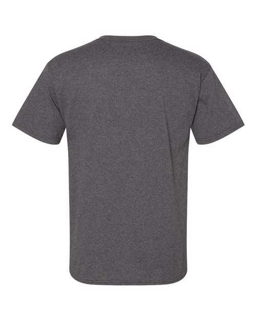 Hanes 5280 Essential-T Short Sleeve T-Shirt - Charcoal Heather - HIT a Double