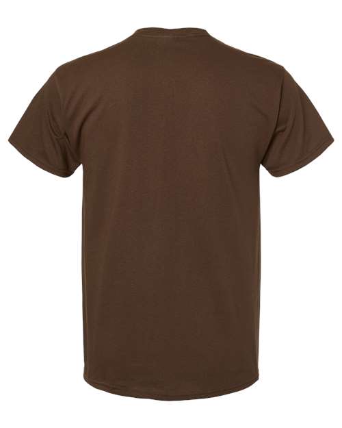 Hanes 5280 Essential-T Short Sleeve T-Shirt - Dark Chocolate - HIT a Double