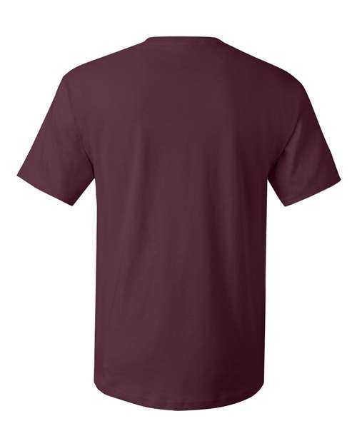 Hanes 5280 Essential-T Short Sleeve T-Shirt - Maroon - HIT a Double