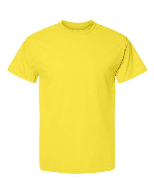 Hanes 5280 Essential-T Short Sleeve T-Shirt - Yellow - HIT a Double