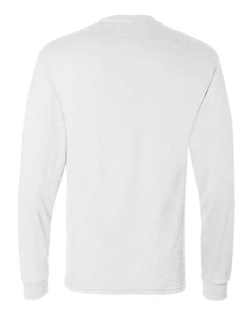 Hanes 5286 Essential-T Long Sleeve T-Shirt - White - HIT a Double