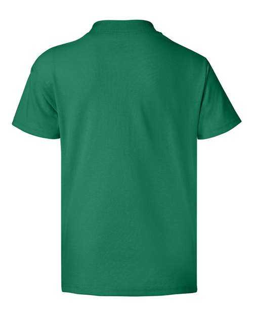 Hanes 5370 Ecosmart Youth Short Sleeve T-Shirt - Kelly Green - HIT a Double