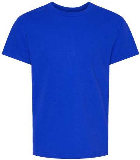Hanes 5480 Essential-T Youth T-Shirt - Athletic Royal - HIT a Double - 1