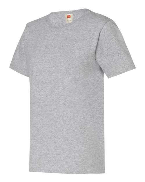 Hanes 5680 Essential-T Womens Short Sleeve T-Shirt - Light Steel - HIT a Double