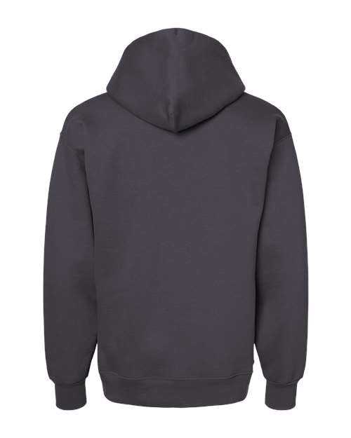 Hanes F170 Ultimate Cotton Hooded Sweatshirt - Smoke Grey - HIT a Double