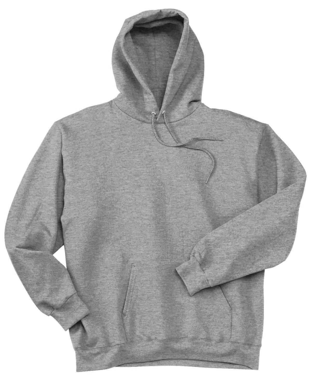 Hanes F170 Ultimate Cotton Pullover Hooded Sweatshirt - Light Steel - HIT a Double