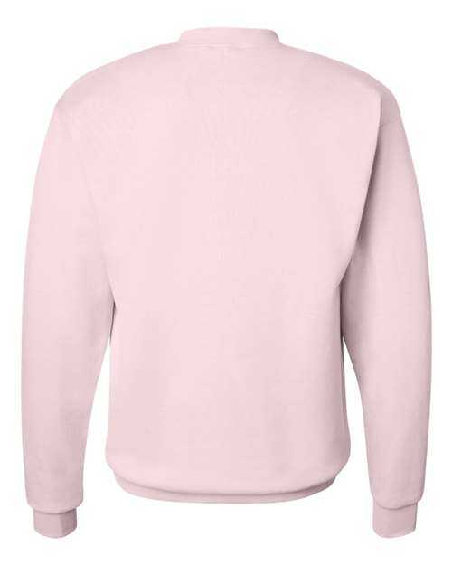 Hanes P160 Ecosmart Crewneck Sweatshirt - Pale Pink - HIT a Double