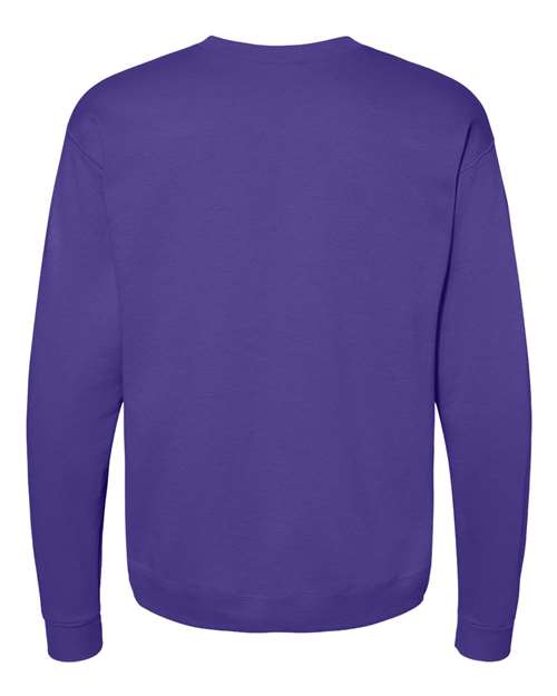 Hanes P160 Ecosmart Crewneck Sweatshirt - Purple - HIT a Double