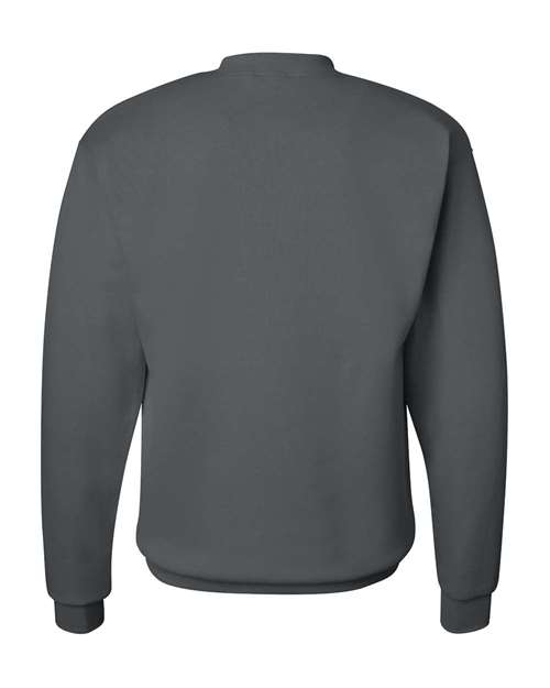 Hanes P160 Ecosmart Crewneck Sweatshirt - Smoke Grey - HIT a Double