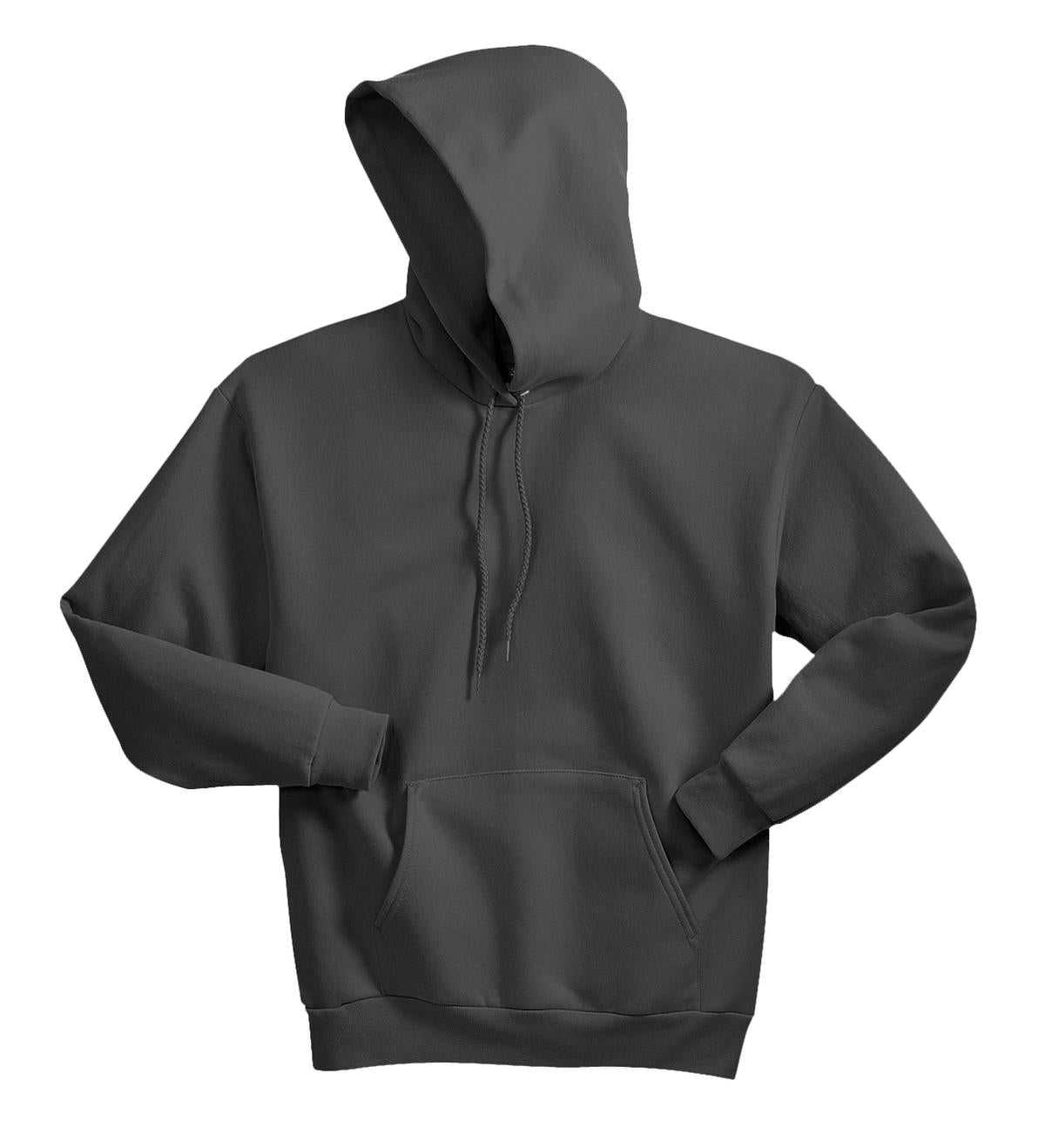 Hanes P170 EcoSmart - Pullover Hooded Sweatshirt - Smoke Gray - HIT a Double