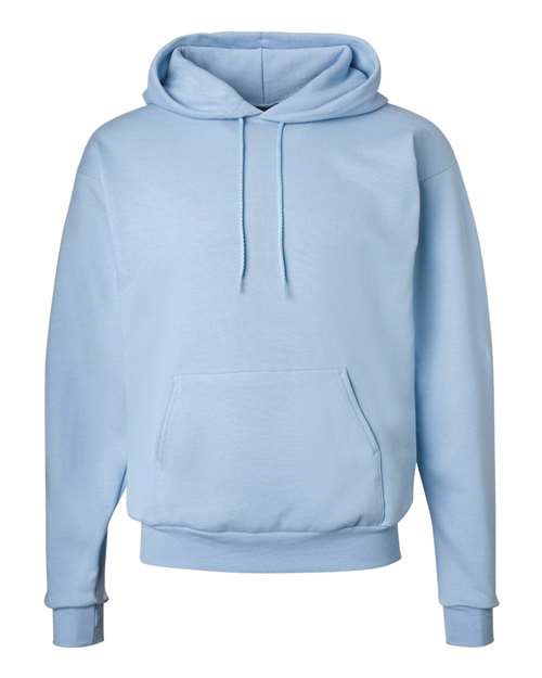 Hanes P170 Ecosmart Hooded Sweatshirt - Light Blue - HIT a Double