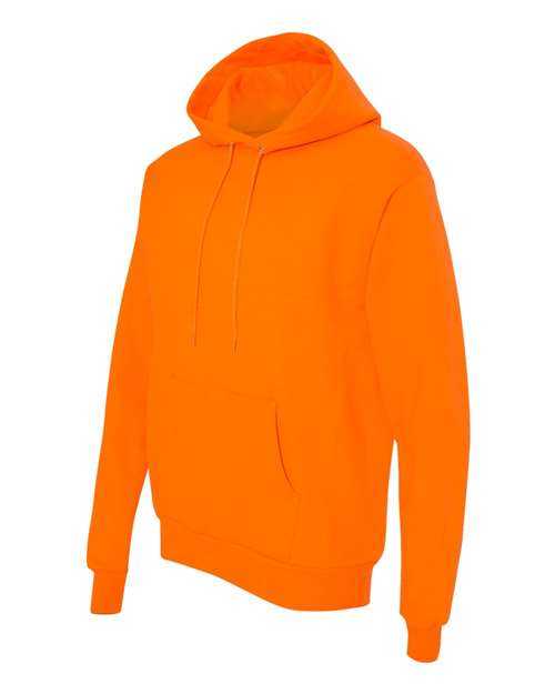 Hanes P170 Ecosmart Hooded Sweatshirt - Safety Orange - HIT a Double