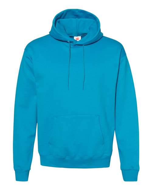 Hanes P170 Ecosmart Hooded Sweatshirt - Teal - HIT a Double