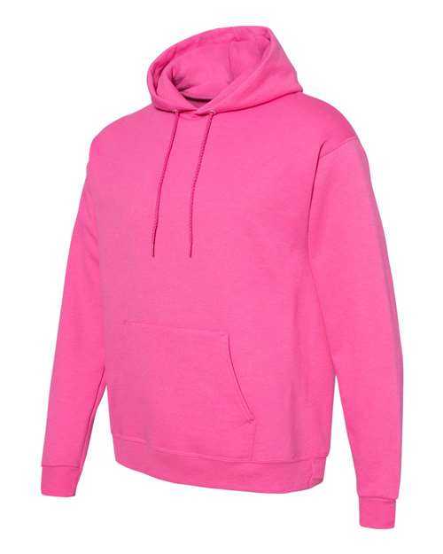 Hanes P170 Ecosmart Hooded Sweatshirt - Wow Pink - HIT a Double
