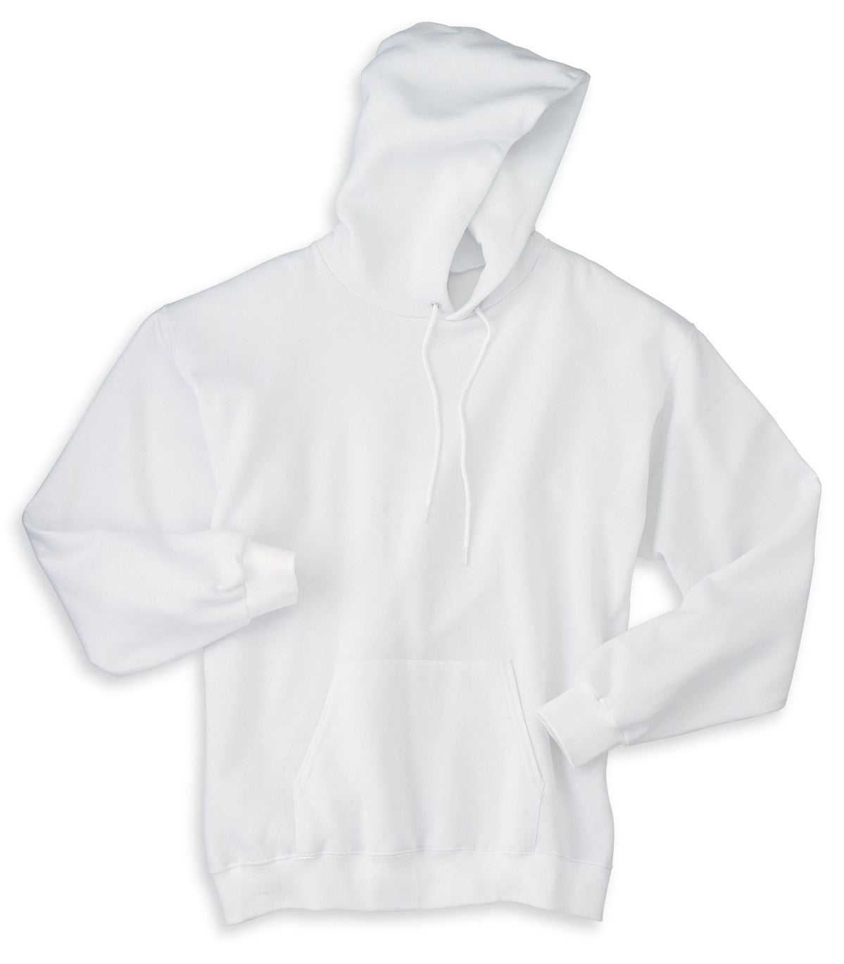 Hanes P170 Ecosmart Pullover Hooded Sweatshirt - White - HIT a Double