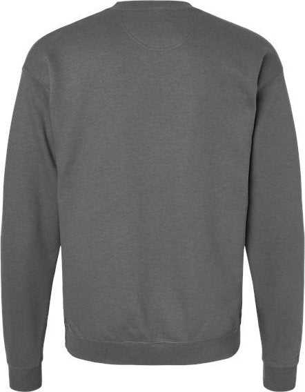 Hanes RS160 Perfect Fleece Crewneck Sweatshirt - Smoke Gray&quot; - &quot;HIT a Double
