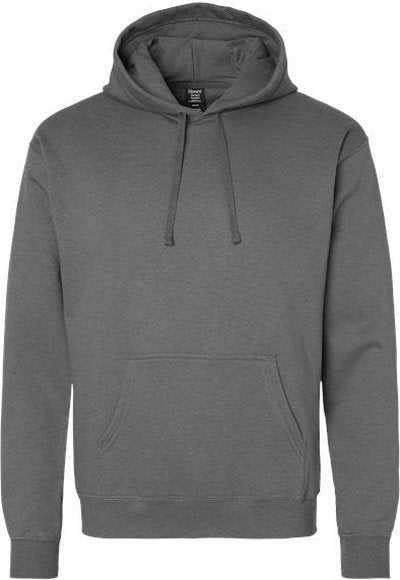 Hanes RS170 Perfect Fleece Hooded Sweatshirt - Smoke Gray" - "HIT a Double