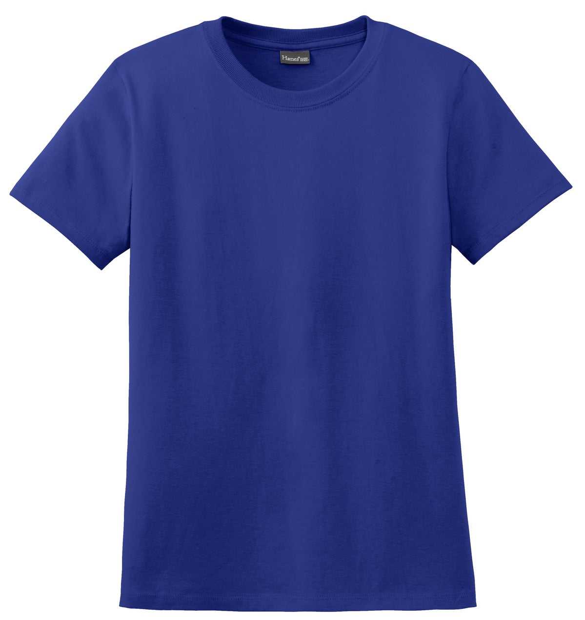 Hanes SL04 Ladies Nano-T Cotton T-Shirt - Deep Royal - HIT a Double