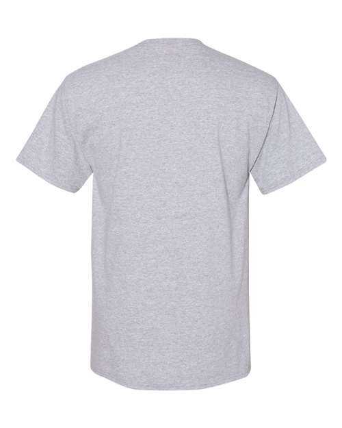 Hanes W110 Workwear Short Sleeve Pocket T-Shirt - Light Steel - HIT a Double