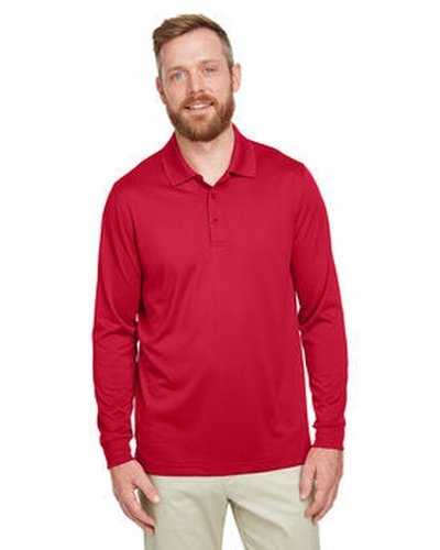 Harriton M348LIGHT Men's Tall Advantage Long Sleeve Snag Protection Plus Il Polo - Red - HIT a Double
