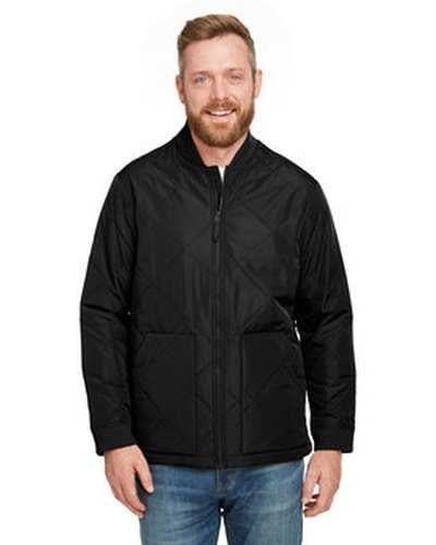 Harriton M715 Adult Dockside Insulated Utility Jacket - Black - HIT a Double