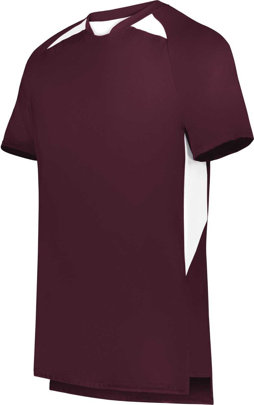 High Five 322990 Hawk Evolution Soccer Jersey - Maroon White - HIT a Double