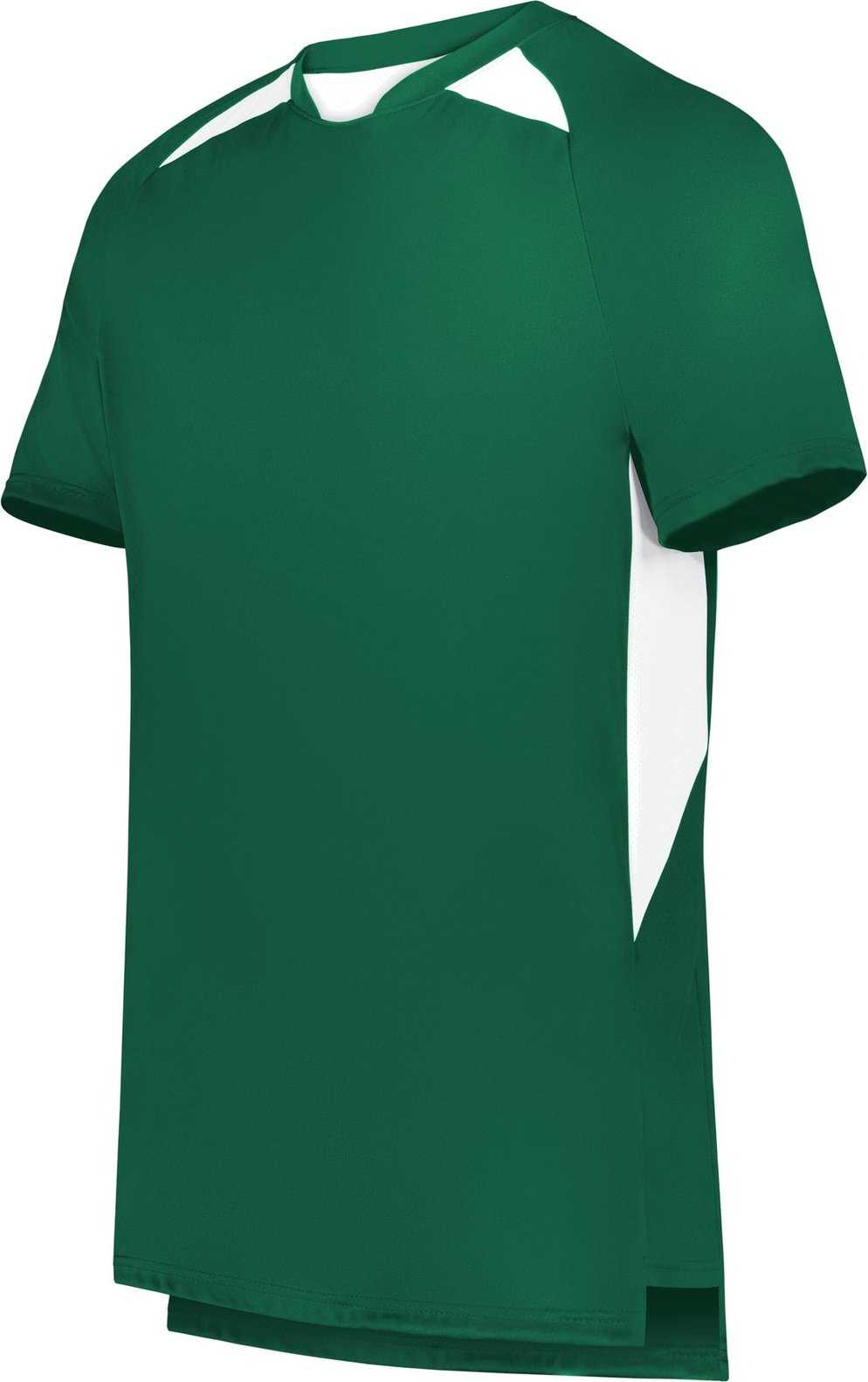 High Five 322991 Youth Hawk Evolution Soccer Jesey - Dark Green White - HIT a Double