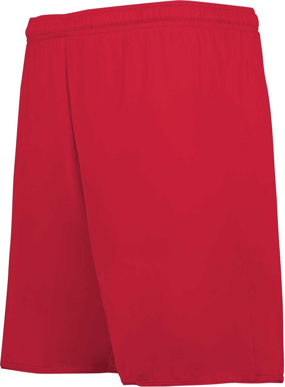High Five 325461 Youth Play90 Coolcore Soccer Shorts - Scarlet - HIT a Double