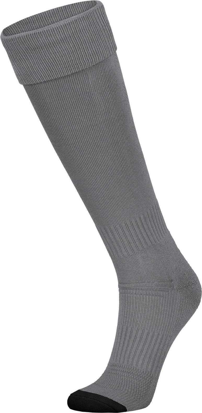 High Five 329130 Impact+ Chill Soccer Socks - Graphite Black - HIT a Double