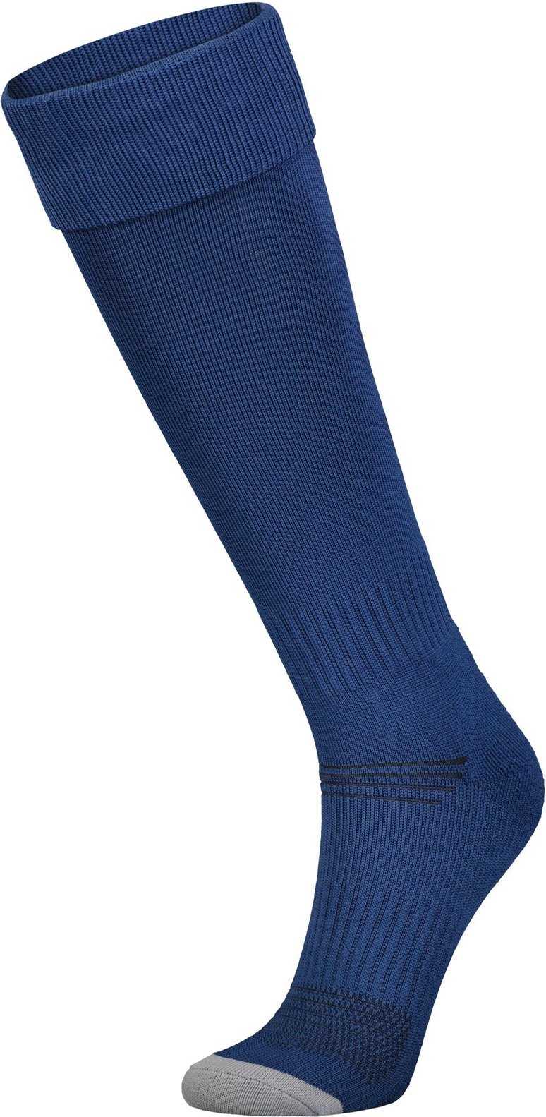 High Five 329130 Impact+ Chill Soccer Socks - Navy Graphite - HIT a Double
