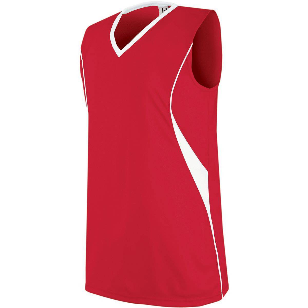 High Five 312032 Wave Jersey Womens - Scarlet White - HIT a Double
