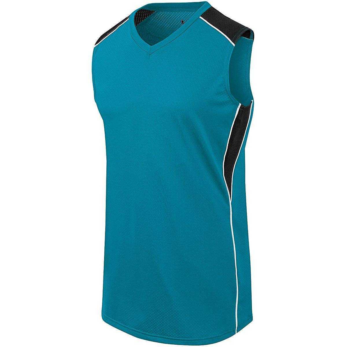 High Five 312162 Womens Dynamite Jersey - Teal Black White - HIT a Double