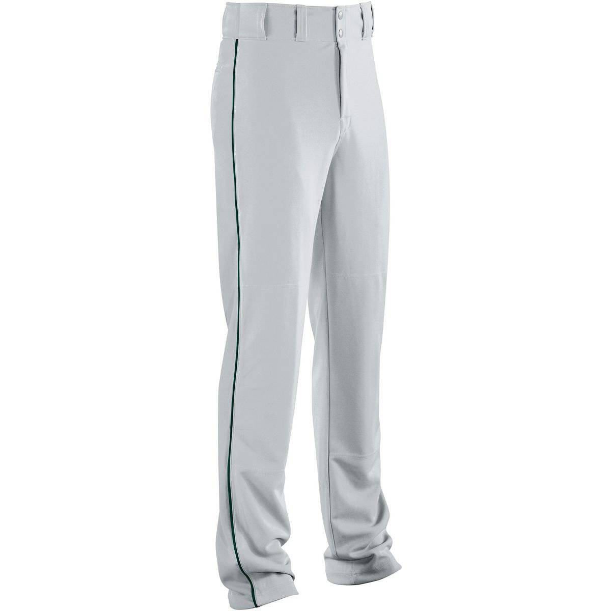 High Five 315050 Piped Double Knit Pant Adult - Silver Gray Forest - HIT a Double