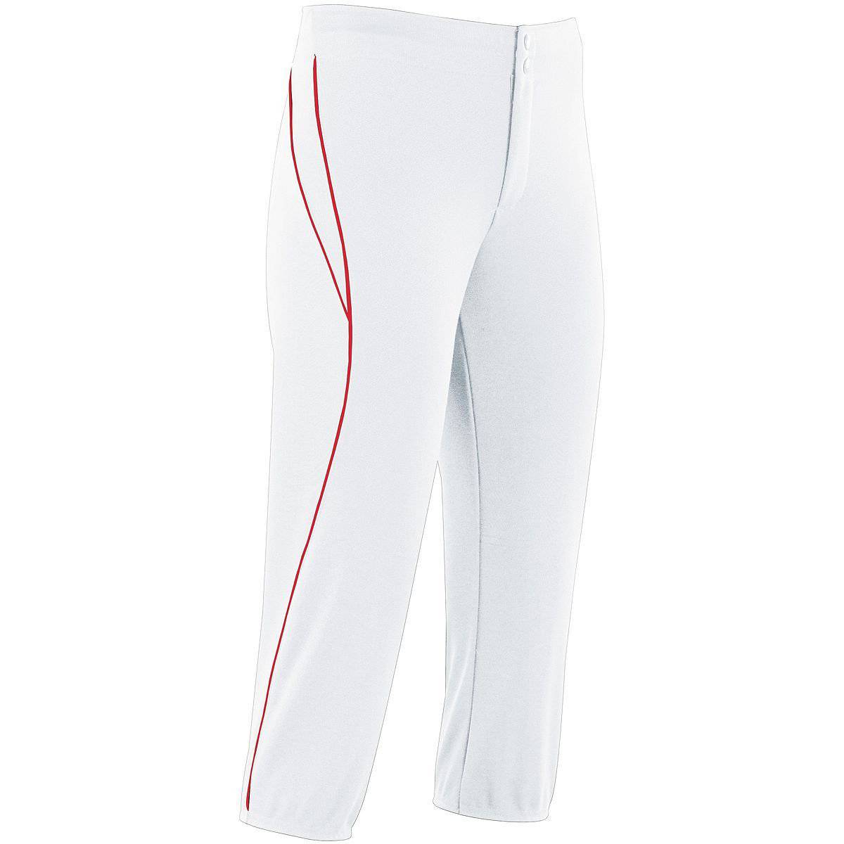 High Five 315122 Arc Softball Pant Women's - White Scarlet - HIT a Double