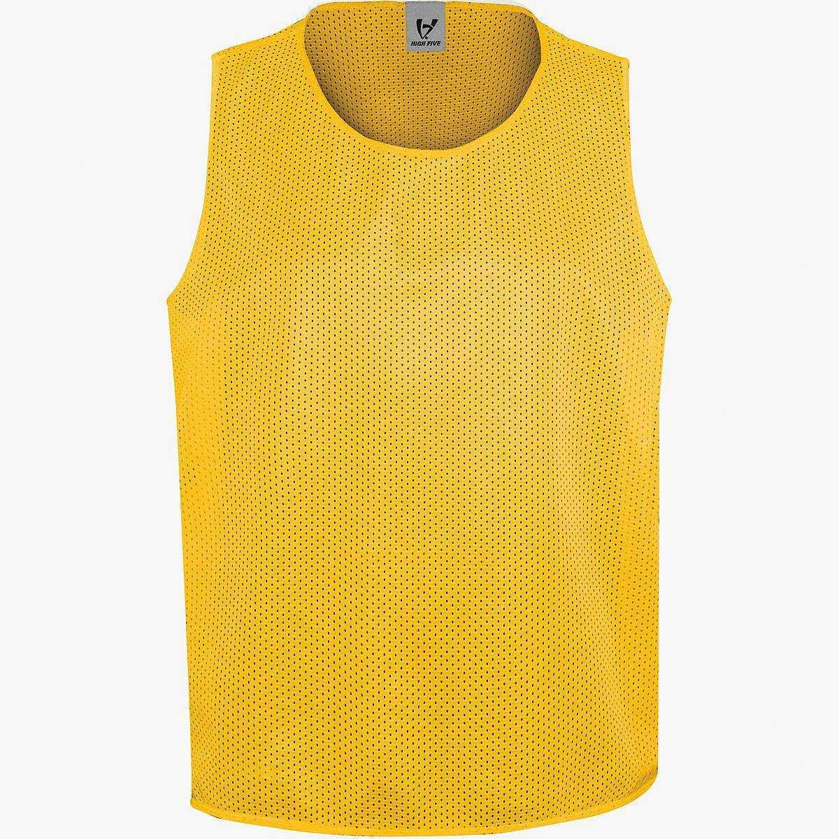 High Five 321001 Youth Scrimmage Vest - Athletic Gold - HIT a Double
