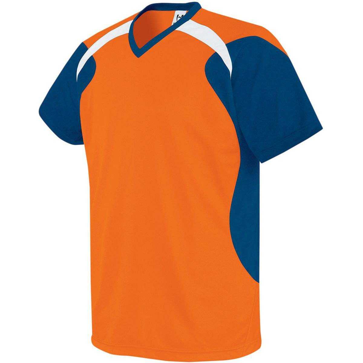 High Five 322710 Tempest Jersey Adult - Orange Navy White - HIT a Double