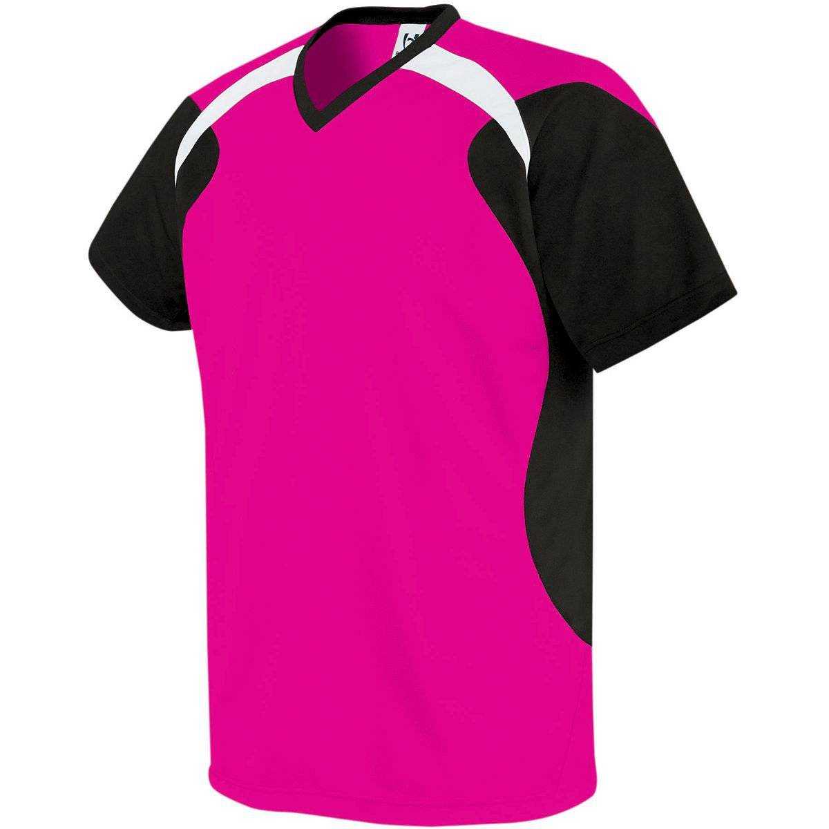 High Five 322710 Tempest Jersey Adult - Raspberry Black White - HIT a Double