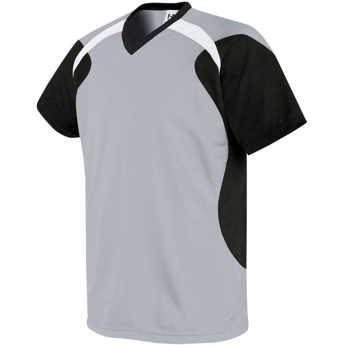 High Five 322710 Tempest Jersey Adult - Silver Black White - HIT a Double