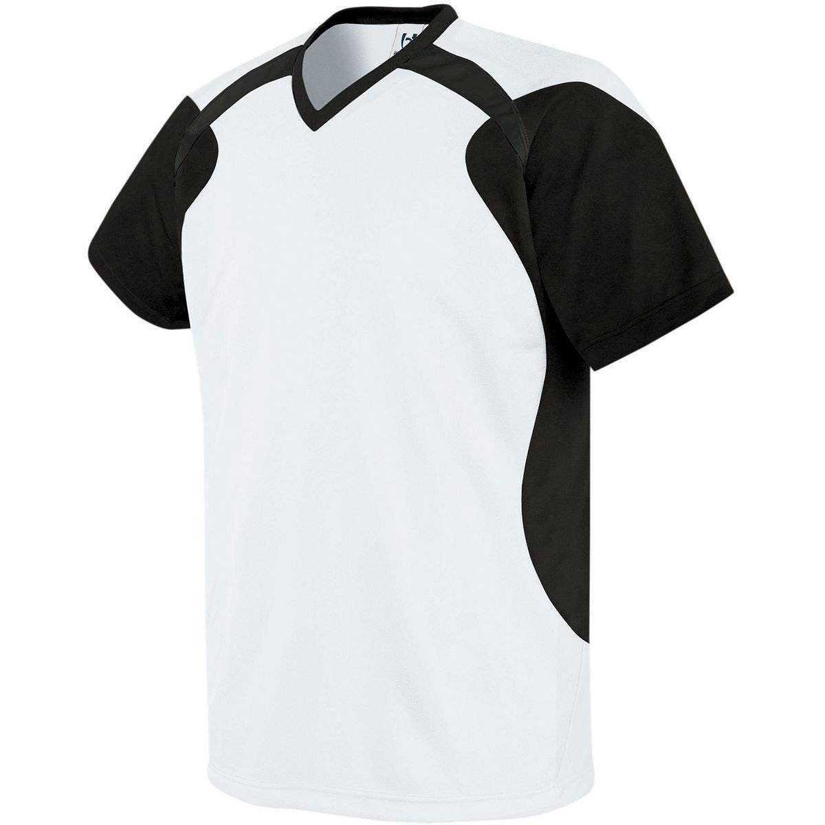 High Five 322710 Tempest Jersey Adult - White Black Black - HIT a Double