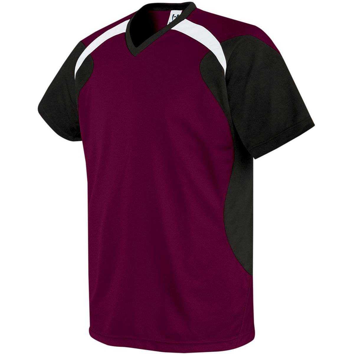High Five 322711 Tempest Jersey Youth - Maroon Black White - HIT a Double