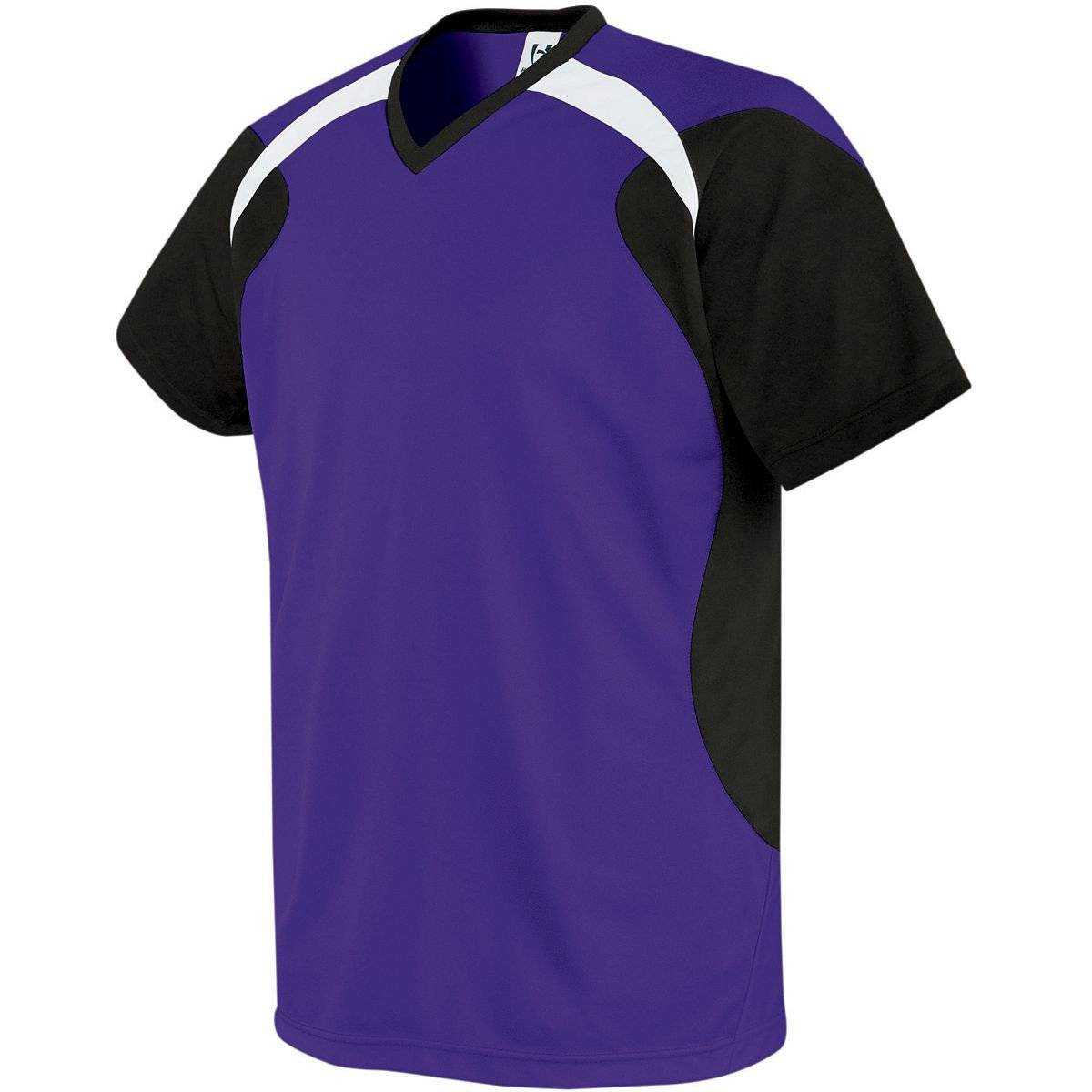 High Five 322711 Tempest Jersey Youth - Purple Black White - HIT a Double