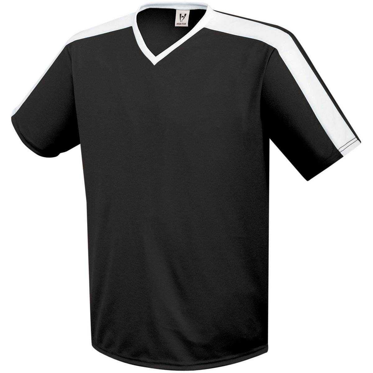 High Five 322730 Genesis Jersey Adult - Black White - HIT a Double