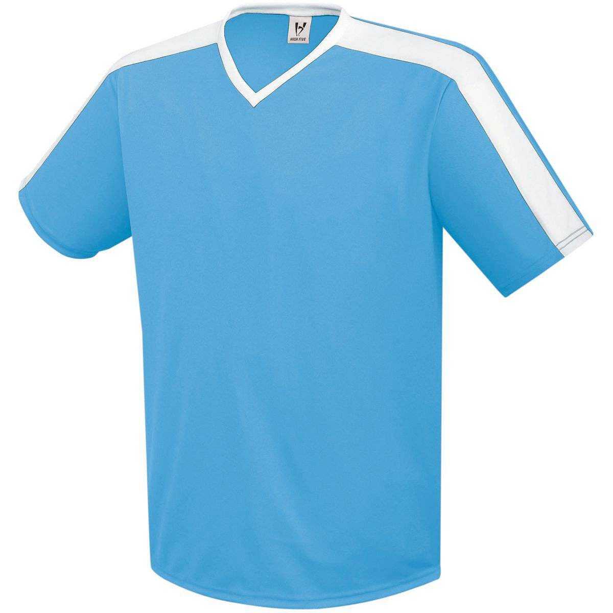 High Five 322730 Genesis Jersey Adult - Columbia Blue White - HIT a Double